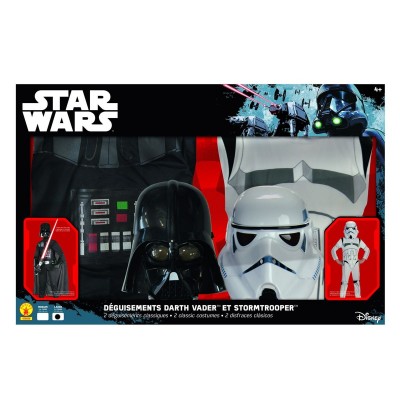 Star wars - bi pack dark vador + storm trooper - l - rub155030l  Rubie's    000000